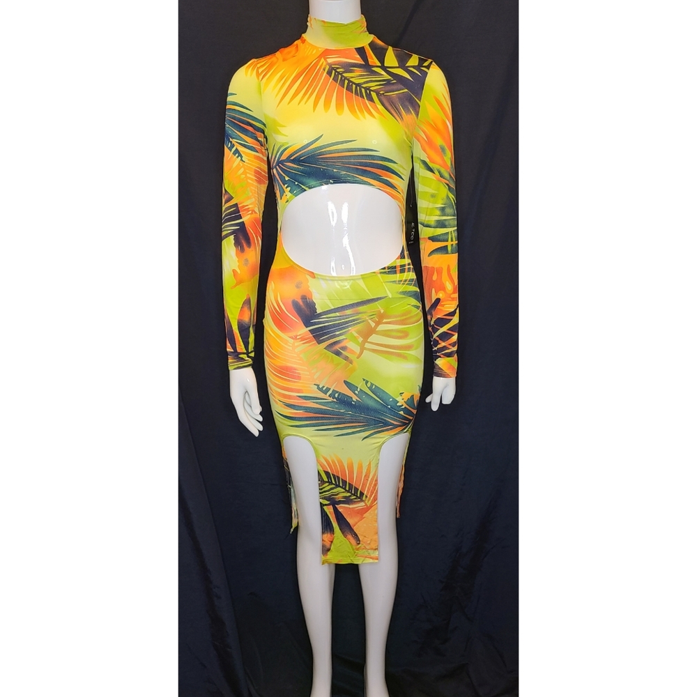 Vacation Cutout Bodycon dress